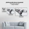 Pintura Diamante - Búho nival Plata