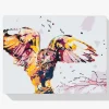 Pintura Diamante - Búho nival dorado