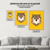 Pintura Diamante - Búho poligonal