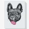 Pintura Diamante - Bulldog con lengua de fuera