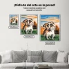 Pintura Diamante - Bulldog inglés en el jardín