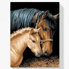 Pintura Diamante - Caballo con potro