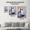 Pintura Diamante - Caballo con rosa