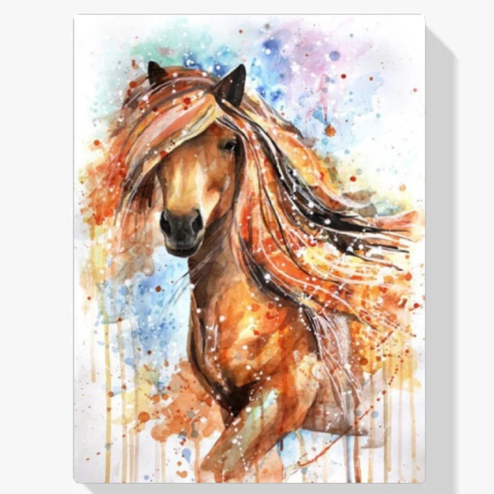 5D Pintura Diamante - Caballo de carreras