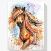 5D Pintura Diamante - Caballo de carreras