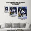 Pintura Diamante - Caballo en la nieve