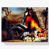 Pintura Diamante - Caballo poderoso