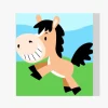 Pintura Diamante - Caballo saltarín