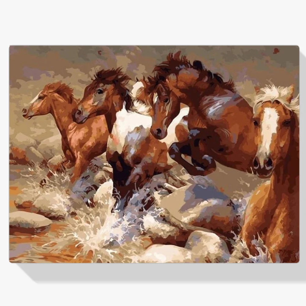 Pintura Diamante - Caballos de carreras
