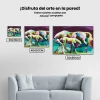 Pintura Diamante - Caballos de colores