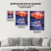 Pintura Diamante - Caballos en el agua