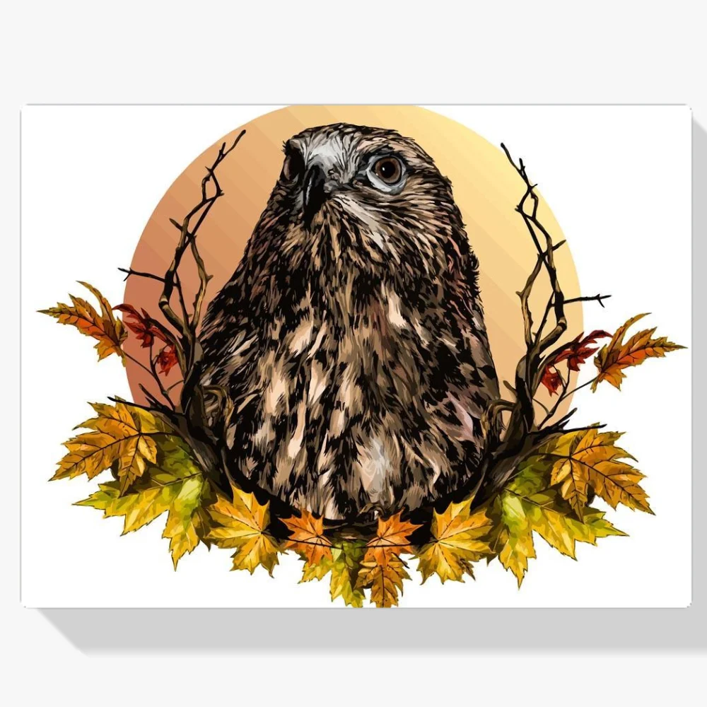 Pintura Diamante - Cabeza de Halcón