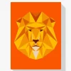 Pintura Diamante - Cabeza de León Polygon