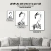 Pintura Diamante - Cabeza de flamenco