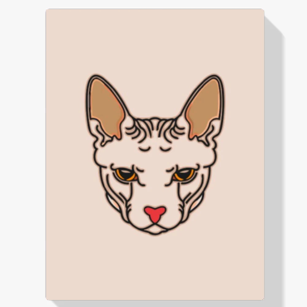 Pintura Diamante - Cabeza de gato