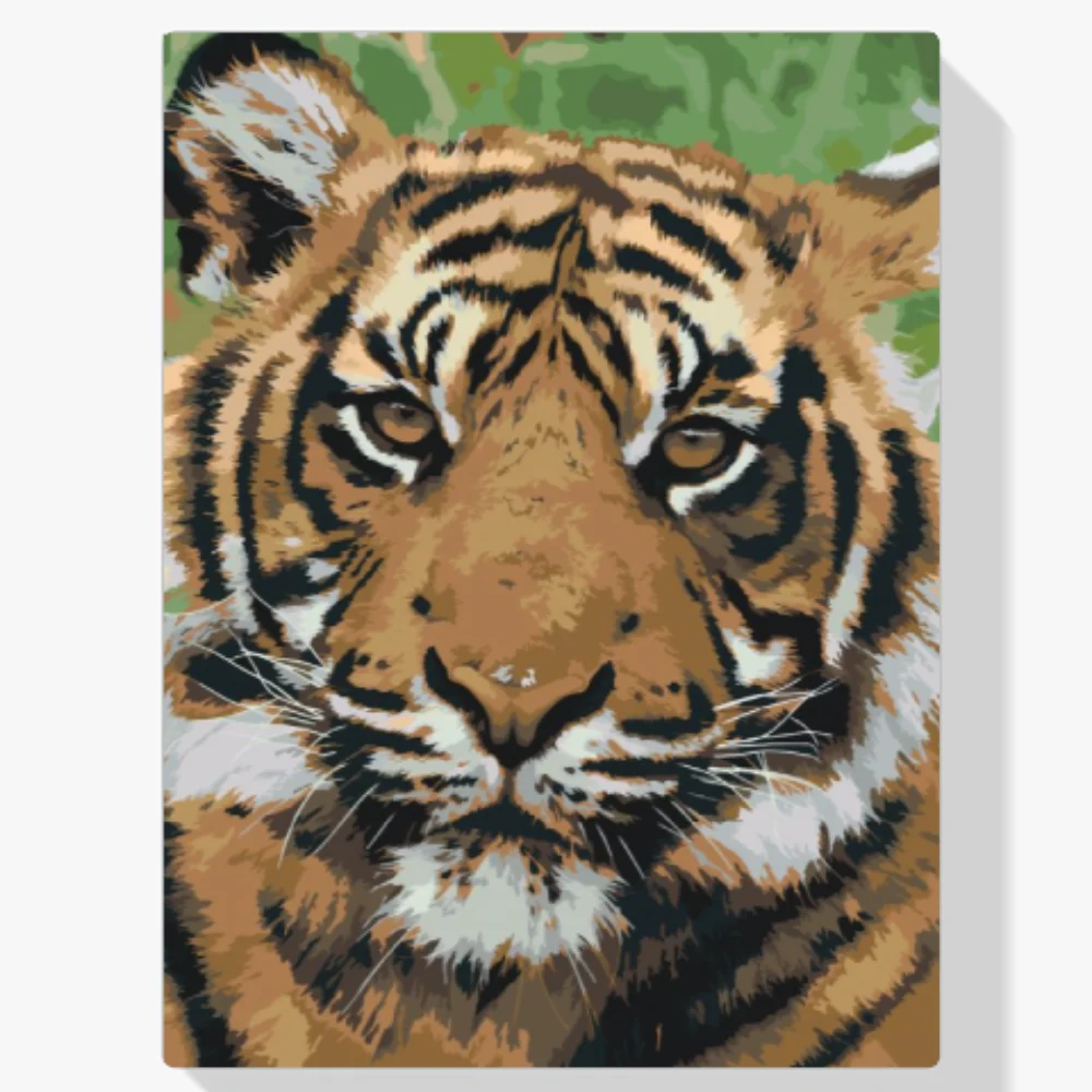 Pintura Diamante - Cabeza de tigre 2