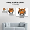 Pintura Diamante - Cabeza de tigre