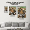 Pintura Diamante - Cabeza de tigre 2