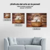 Pintura Diamante - Cachorros en una canasta