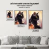 Pintura Diamante - Calabaza y gato negro