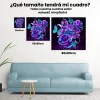 Pintura Diamante - Calavera con rosas y mariposa