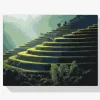 Pintura Diamante - Campos de arroz de Bali