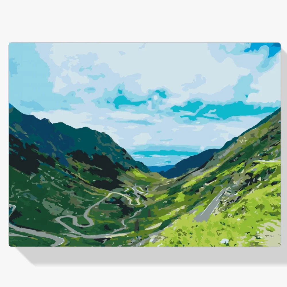 Pintura Diamante - Carretera Transfagarasan en Rumanía 3
