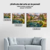 Pintura Diamante - Casa de verano en el agua