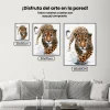 Pintura Diamante - Caza del leopardo