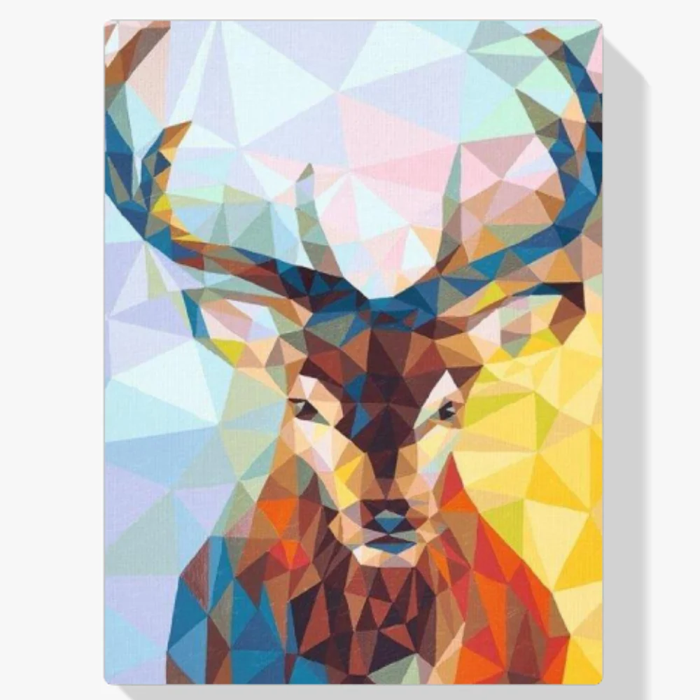 Pintura Diamante - Ciervo abstracto