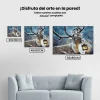 Pintura Diamante - Ciervo con linterna