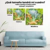 Pintura Diamante - Ciervos en el bosque