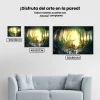 Pintura Diamante - Ciervos rojos en el bosque