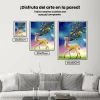 Pintura Diamante - Ciervos y Flores Cuerno
