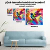 Pintura Diamante - Colibrí colorido