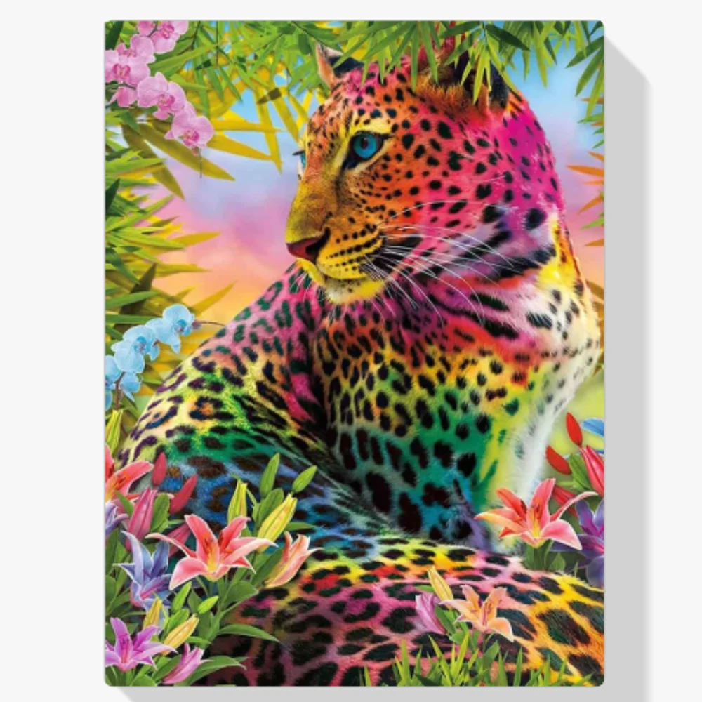 Pintura Diamante - Color leopardo