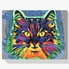 Pintura Diamante - Colores Gato 2