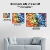 Pintura Diamante - Colores Gato 3