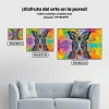 Pintura Diamante - Colorida mariposa