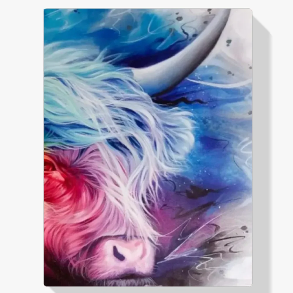 Pintura Diamante - Colorido montañés escocés