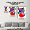 Pintura Diamante - Corazón de gato