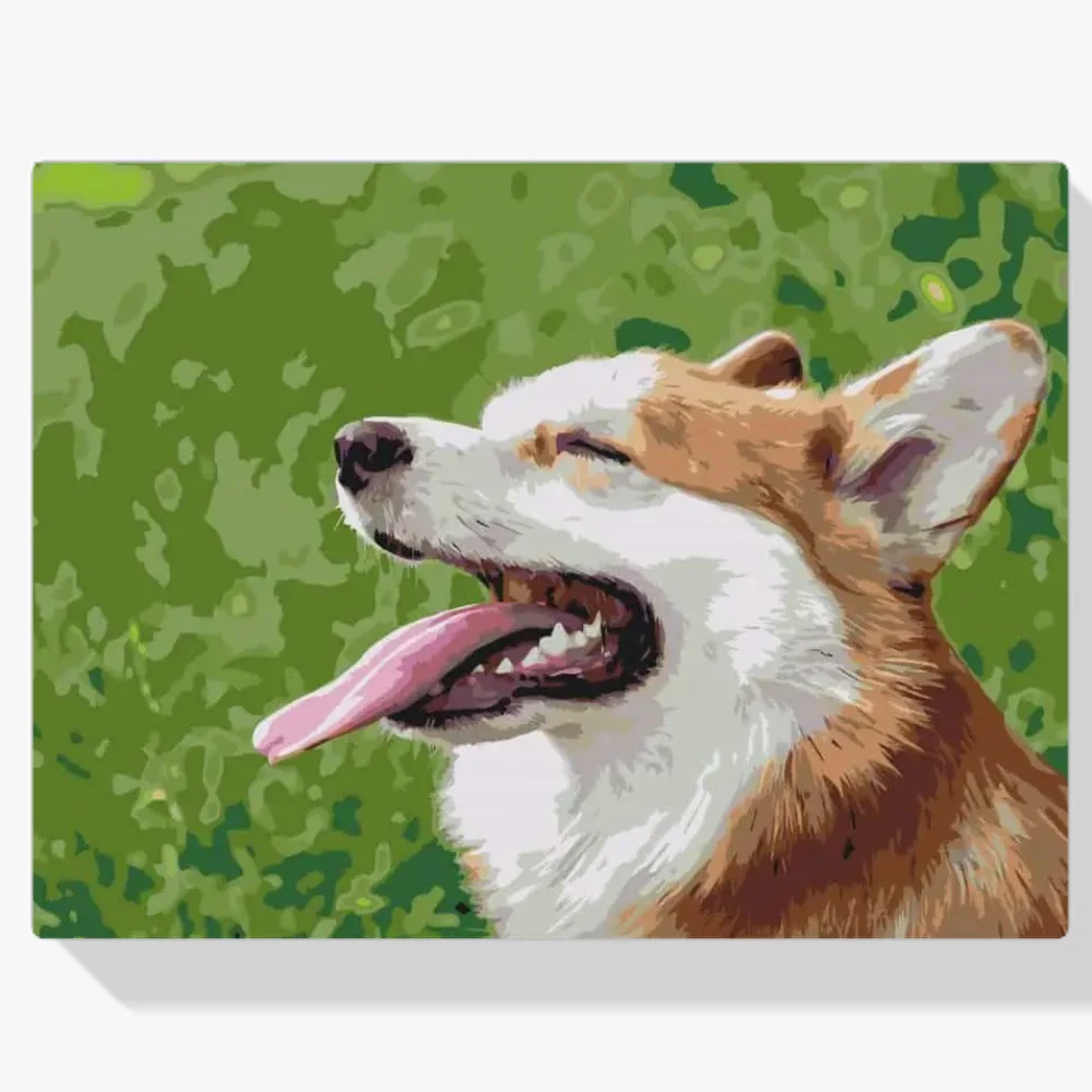 Pintura Diamante - Corgi