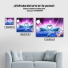 Pintura Diamante - Dos cisnes | Gran formato