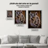 Pintura Diamante - Dos lémures
