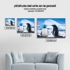 Pintura Diamante - Dos pingüinos descansando