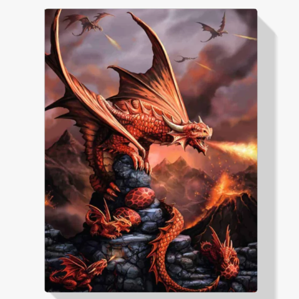 Pintura Diamante - Dragón