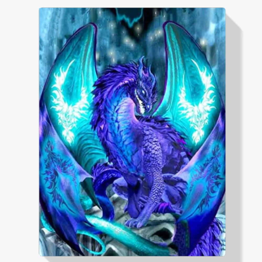 Pintura Diamante - Dragón de dibujos animados