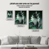 Pintura Diamante - El gato negro brilla