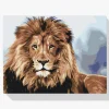 Pintura Diamante - El león, rey de las bestias