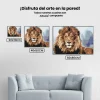 Pintura Diamante - El león, rey de las bestias